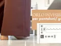 Orlo invisibile per pantaloni e gonne, con un dettaglio di cucitura che ricorda quella dei jeans.