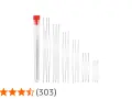 Set di aghi per perline di varie lunghezze, ideali per infilare perle con precisione.