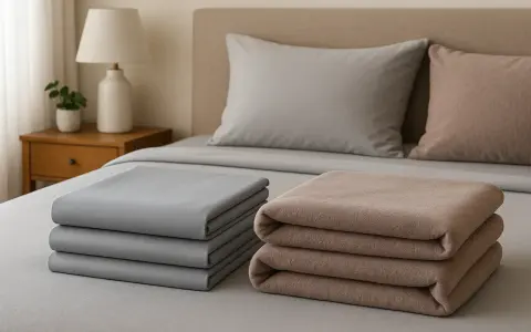 Piegati sul letto, due pile di lenzuola di flanella, grigie e color tortora. Forse le lenzuola di flanella fanno male al portafoglio, ma sono morbide.
