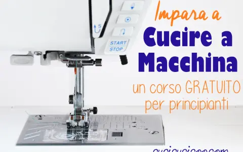 Impara a cucire a macchina con questo corso gratuito per principianti. La macchina da cucire è pronta per iniziare!