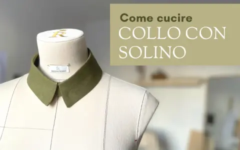 Cartamodello colletto staccabile: un tutorial per cucire un colletto con solino, perfetto per dare un tocco chic ai tuoi capi.