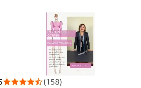Cartamodello top semplice: manuale di modellistica per creare corpini base sartoriali e su misura, illustrato passo passo.