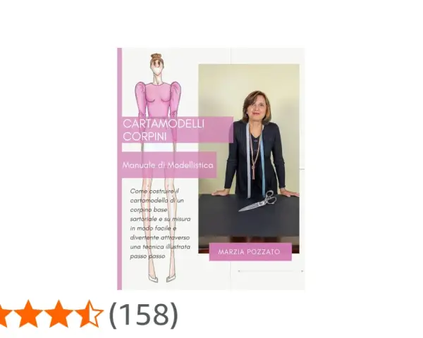 Cartamodello top semplice: manuale di modellistica per creare corpini base sartoriali e su misura, illustrato passo passo.