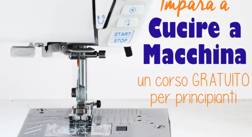 Impara a cucire a macchina con questo corso gratuito per principianti. La macchina da cucire è pronta per iniziare!
