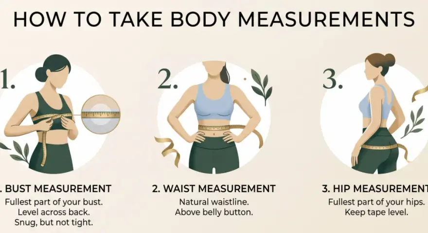 Guida alla tabella misure corpo: come misurare busto, vita e fianchi per un fitting perfetto.